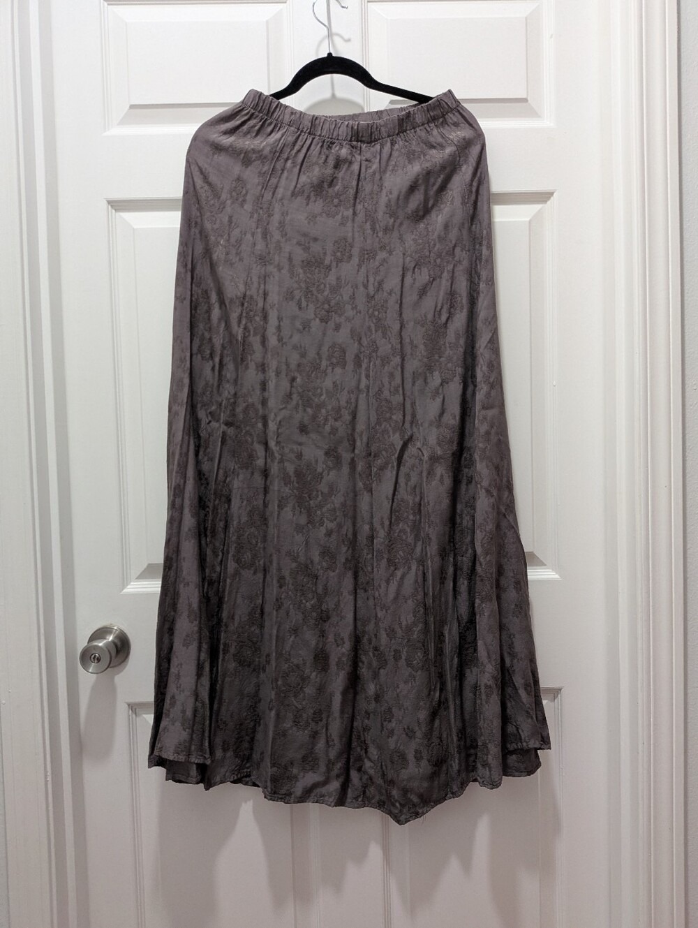 CP Shade Sausalito A-line maxi skirt with an elasticated waistband and floral